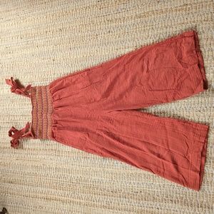 Faherty Cotton Gauze Wide Leg Jumper